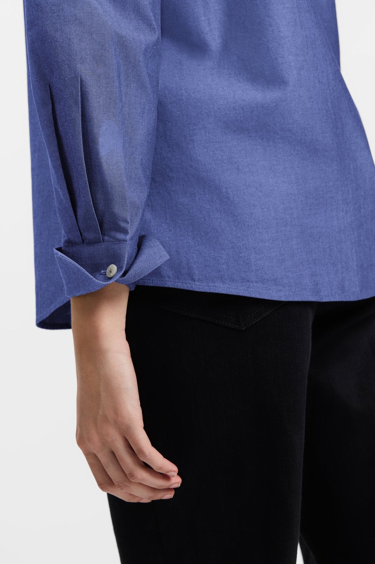 Mary No Iron Pinpoint Long Sleeve Shirt
