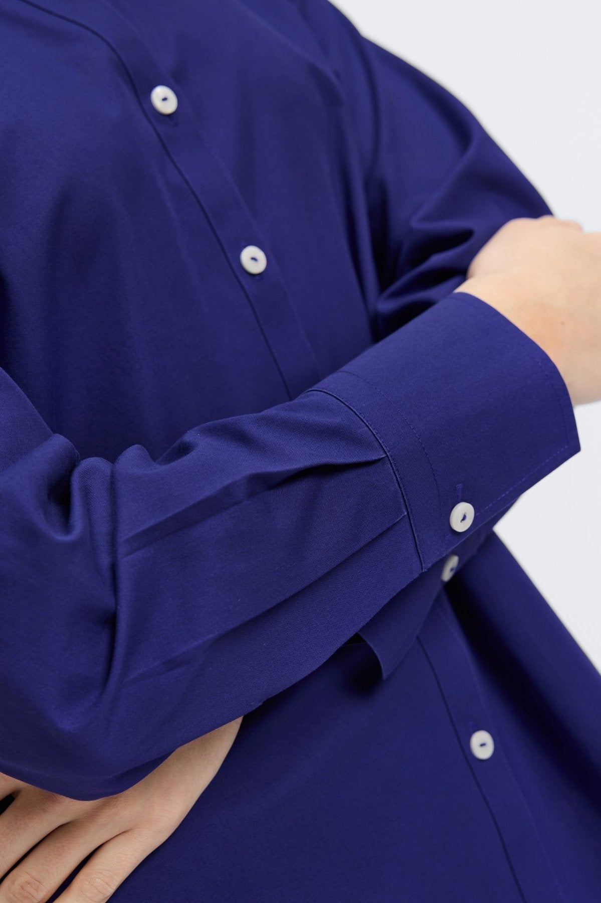 Mary No Iron Pinpoint Long Sleeve Shirt