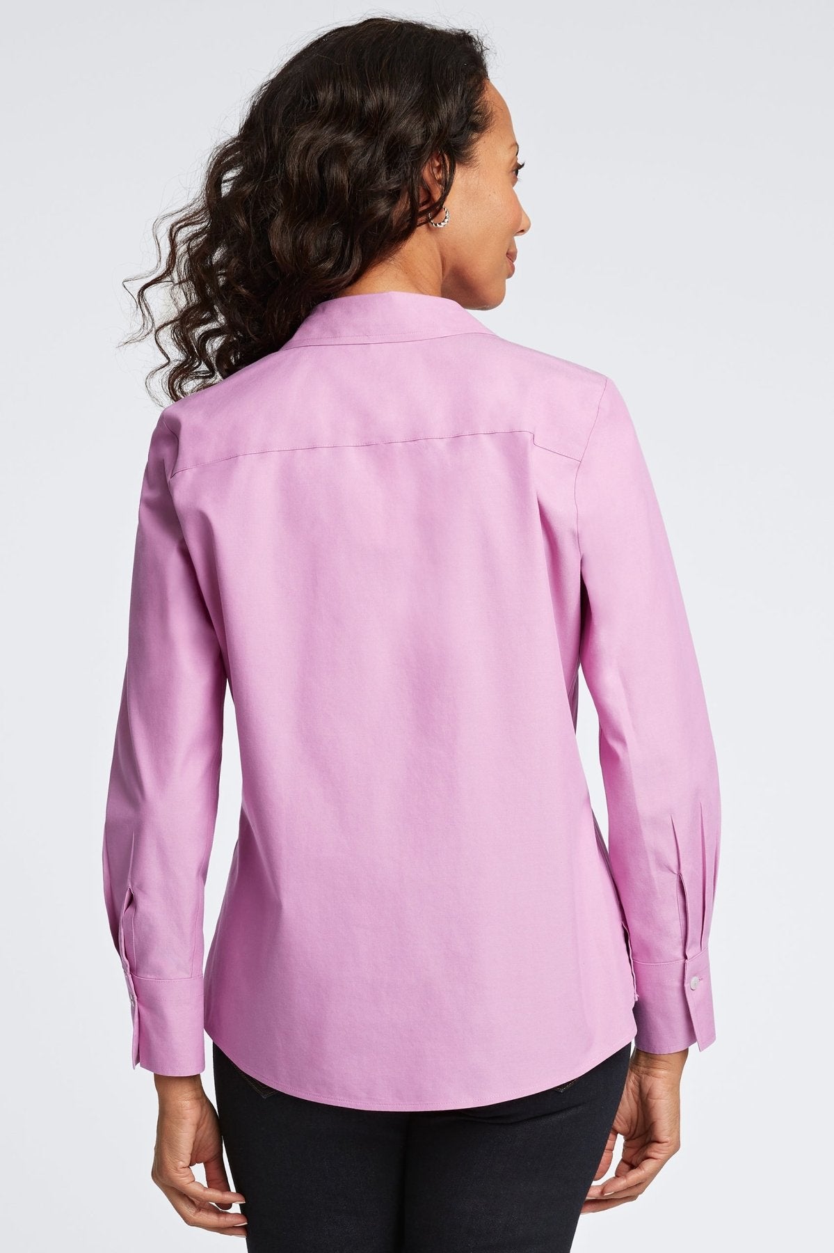 Mary No Iron Pinpoint Long Sleeve Shirt