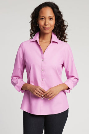 Mary No Iron Pinpoint Long Sleeve Shirt