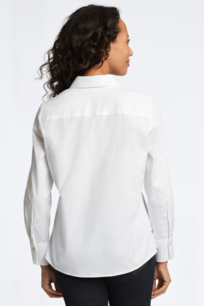 Mary No Iron Pinpoint Long Sleeve Shirt