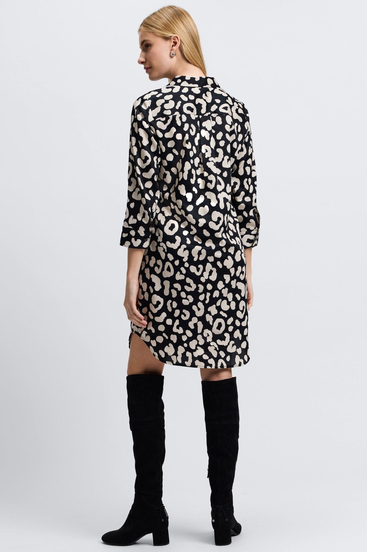 Sloane Cheetah 3/4 Sleeve Dress