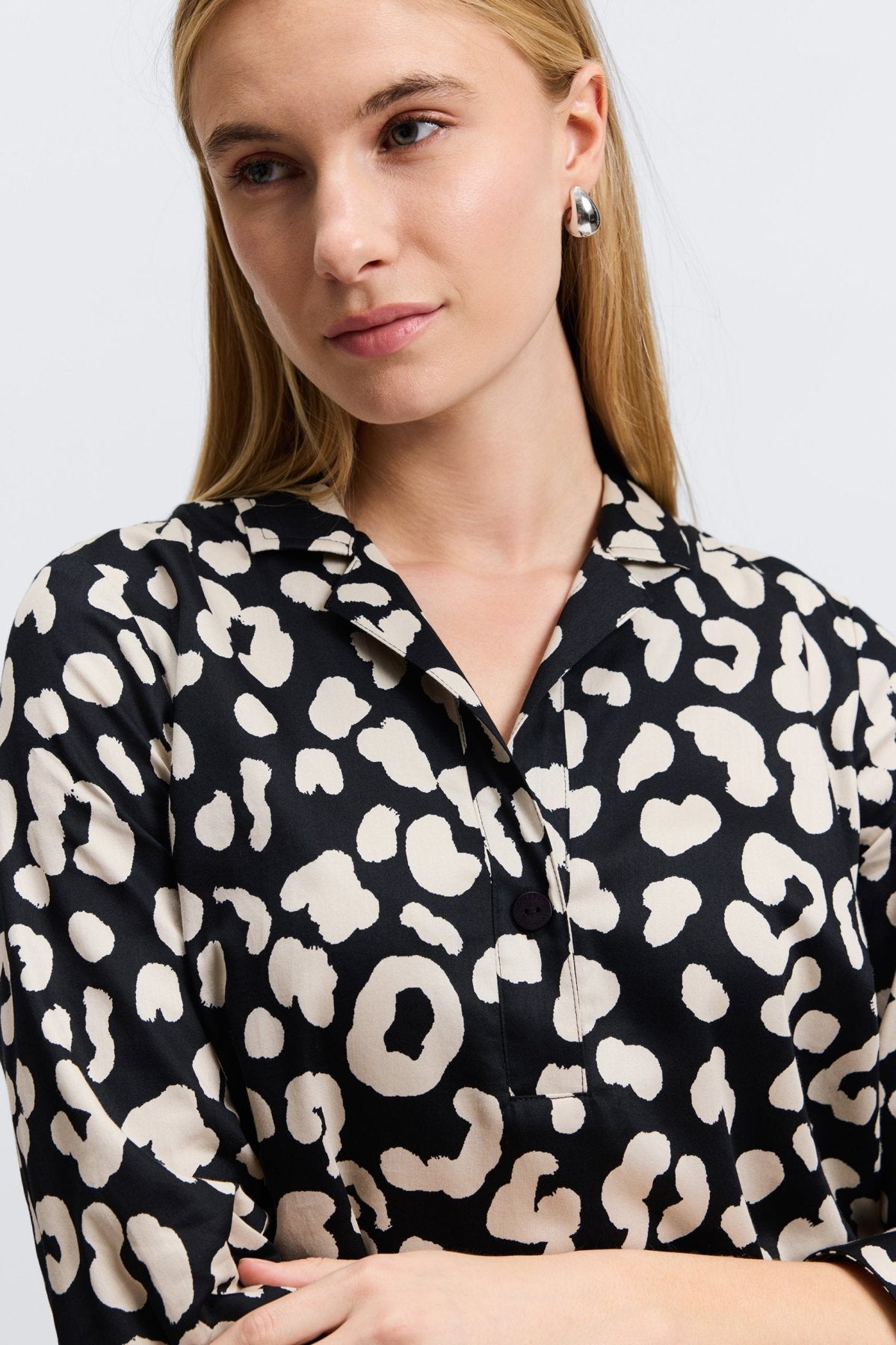 Sloane Cheetah 3/4 Sleeve Dress
