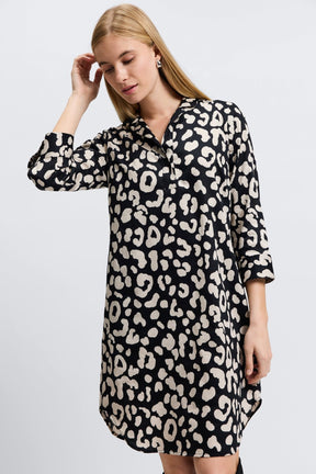 Sloane Cheetah 3/4 Sleeve Dress
