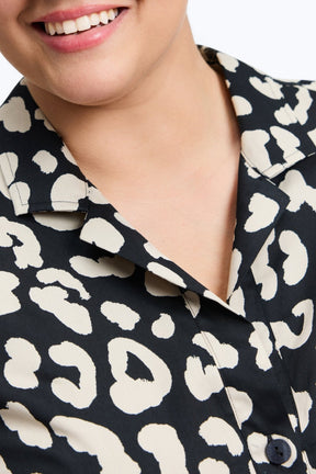 Sloane Plus Cheetah 3/4 Sleeve Dress