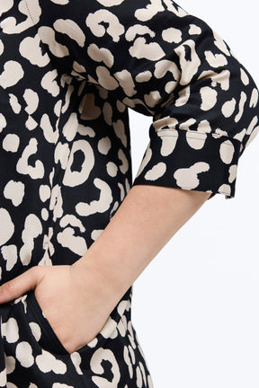 Sloane Plus Cheetah 3/4 Sleeve Dress