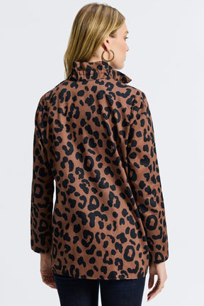 Carolina Cheetah Long Sleeve Shirt Jacket