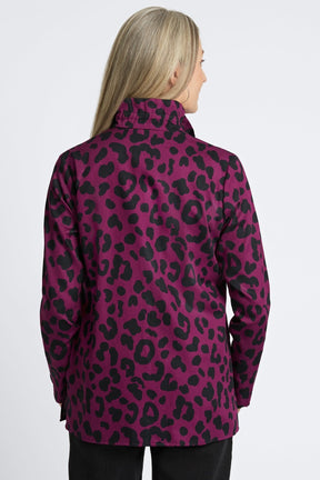 Carolina Cheetah Long Sleeve Shirt Jacket
