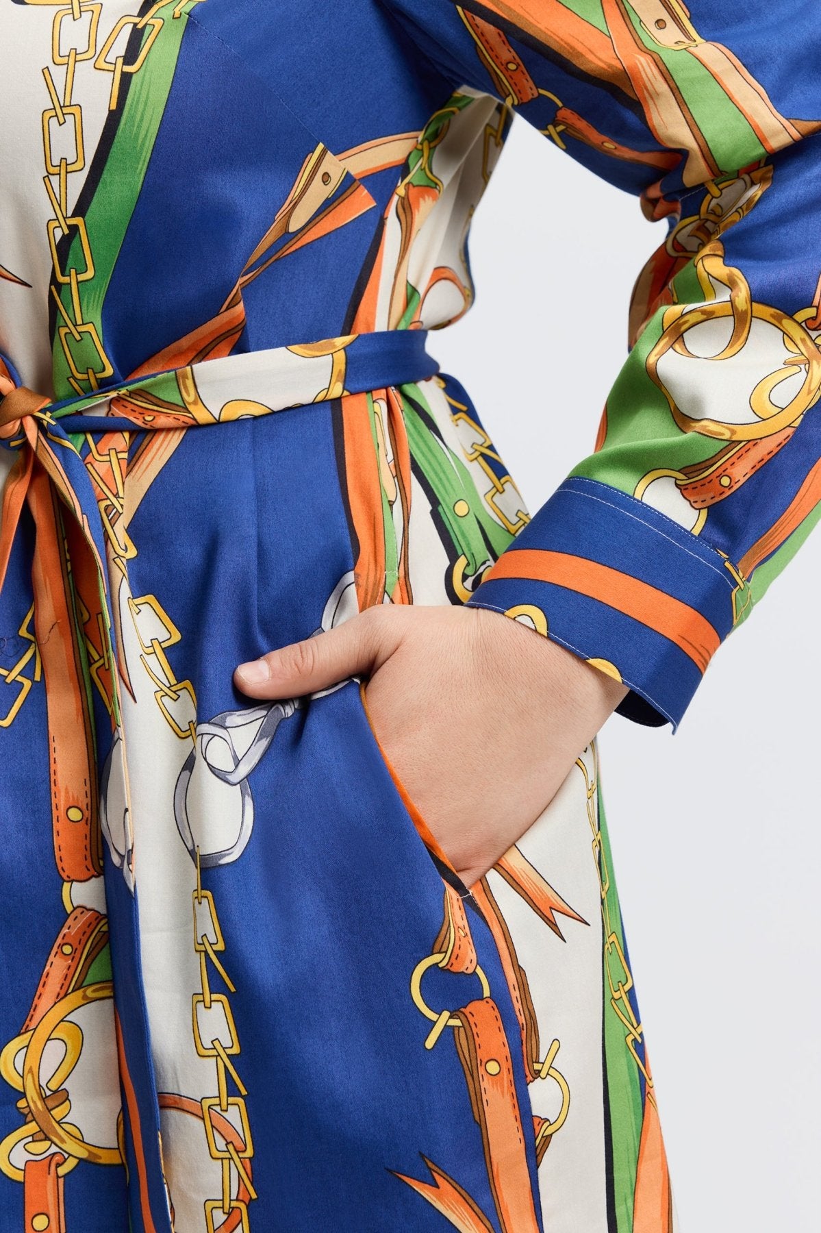 Rocca Plus Status Chain Long Sleeve Dress