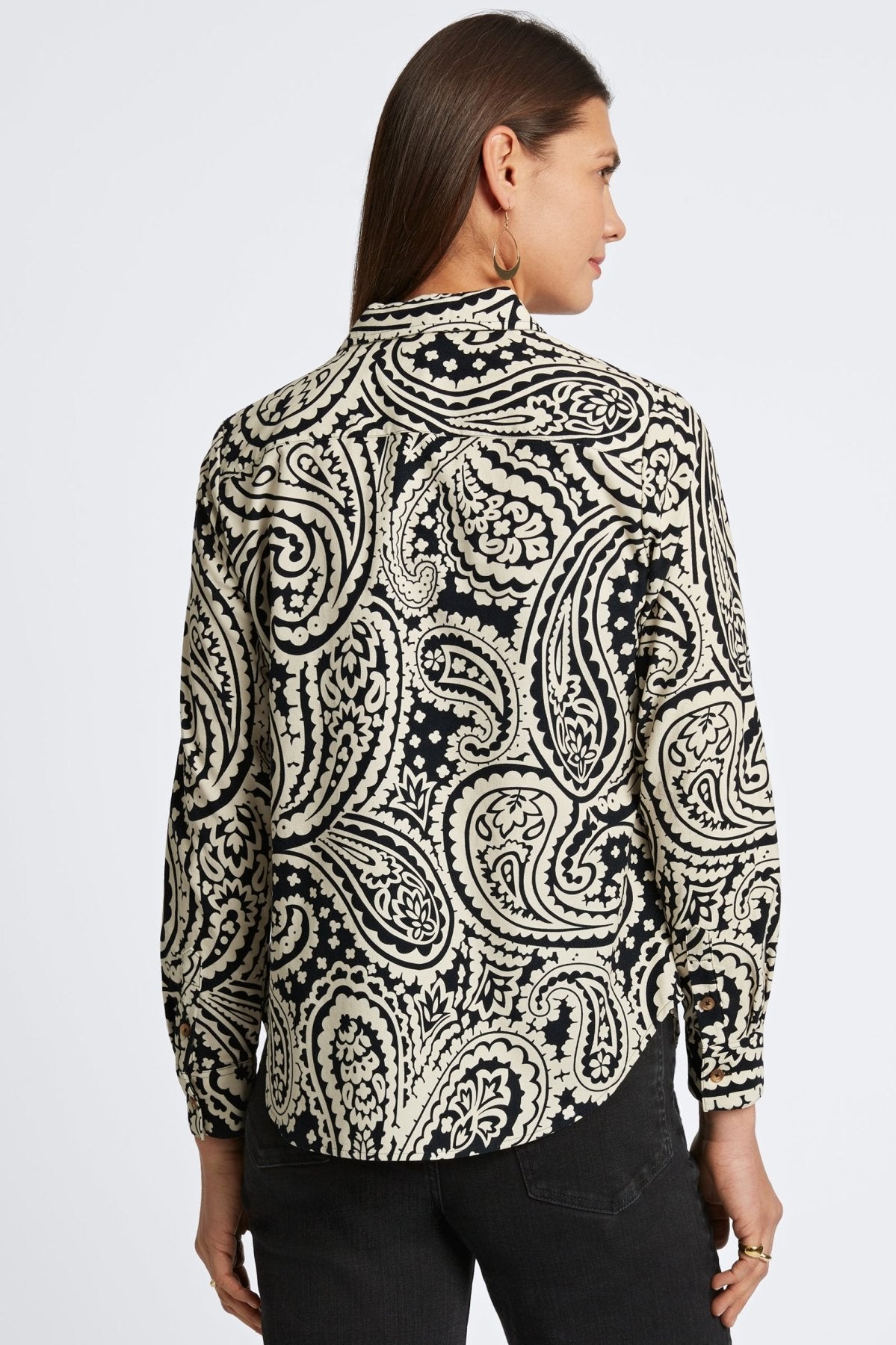 Haven Paisley Corduroy Long Sleeve Shirt