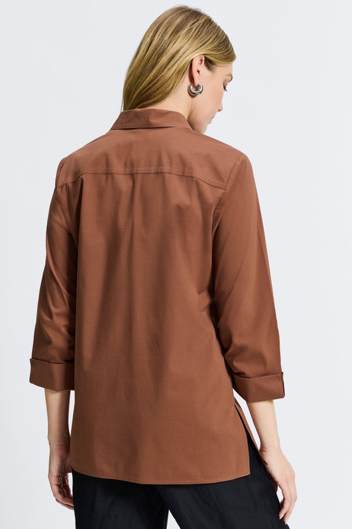 Evelyn No Iron Stretch 3/4 Sleeve Shirt