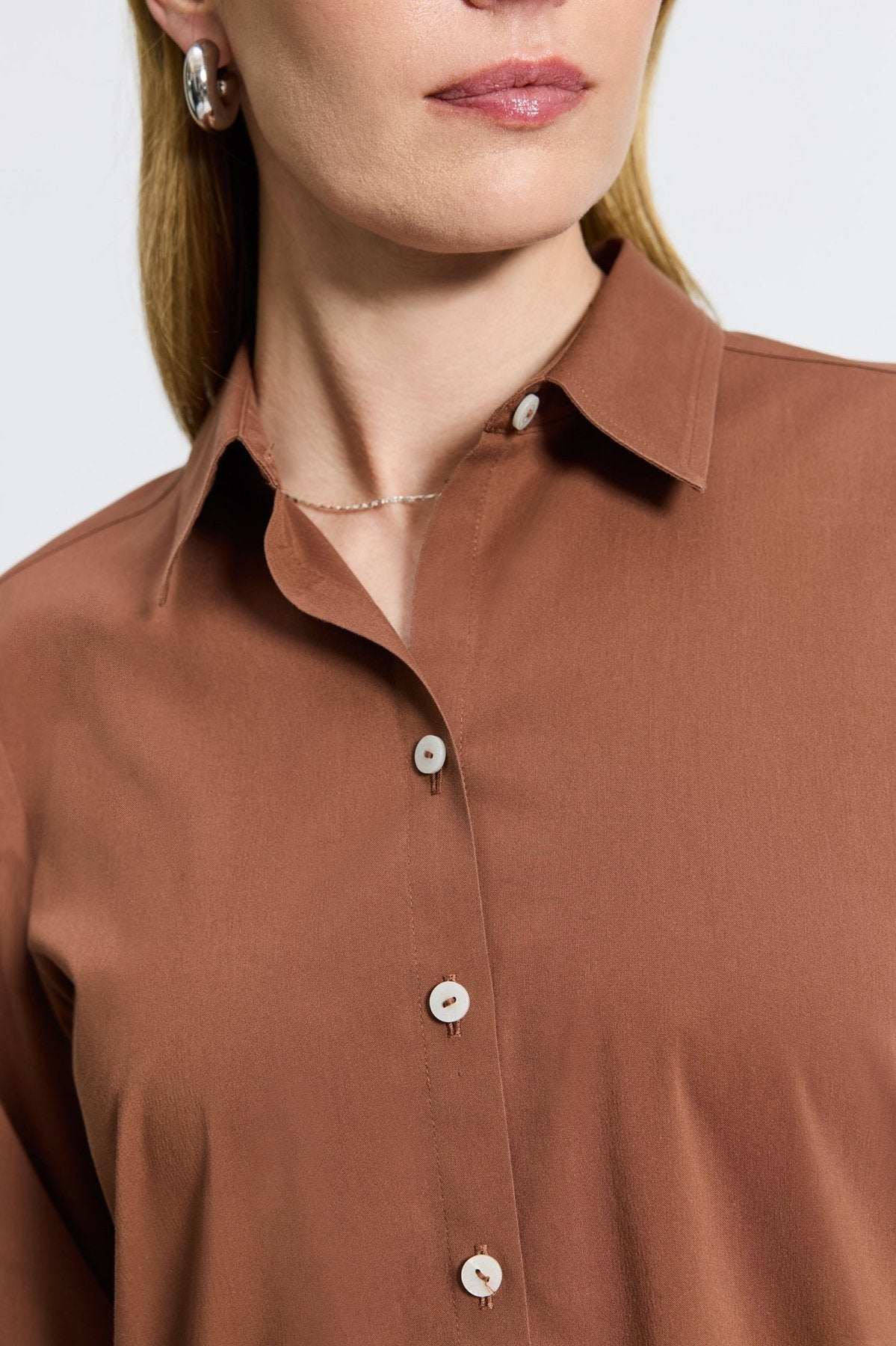 Evelyn No Iron Stretch 3/4 Sleeve Shirt