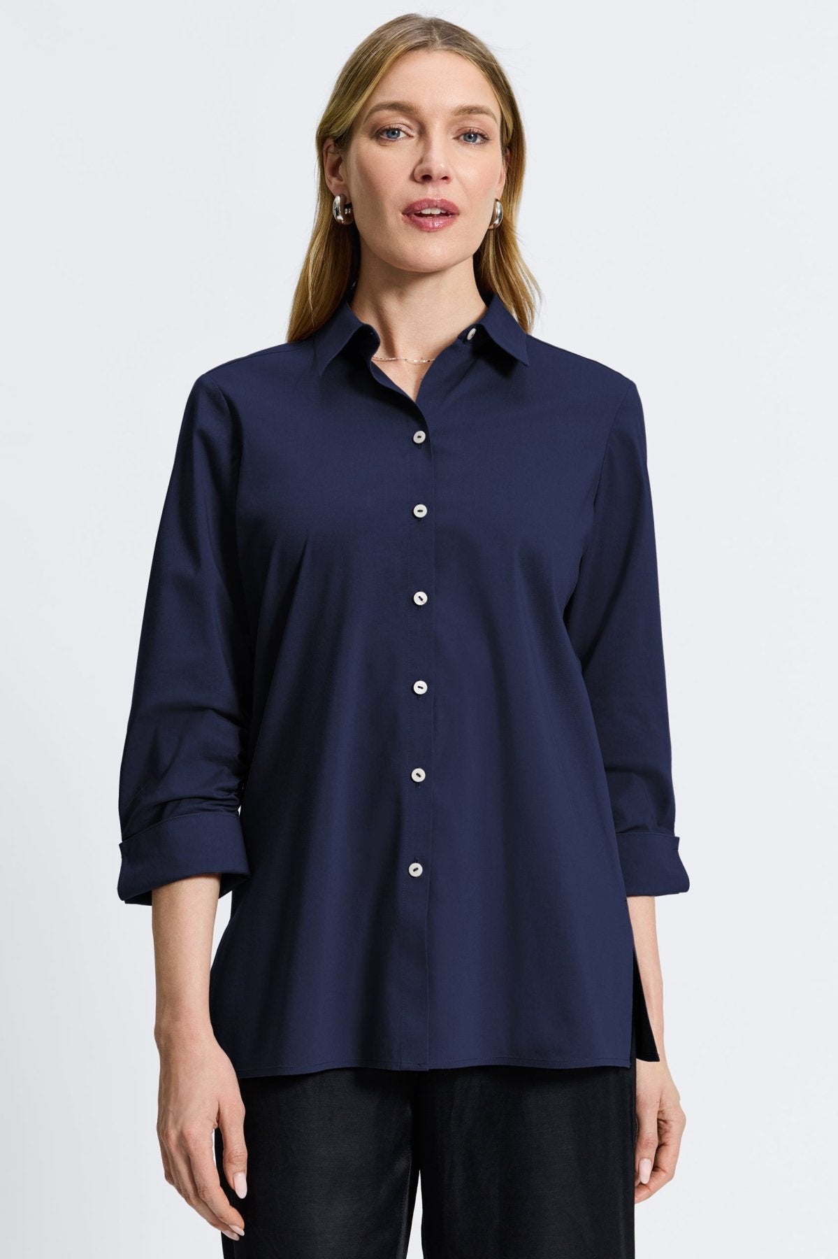 Evelyn No Iron Stretch 3/4 Sleeve Shirt