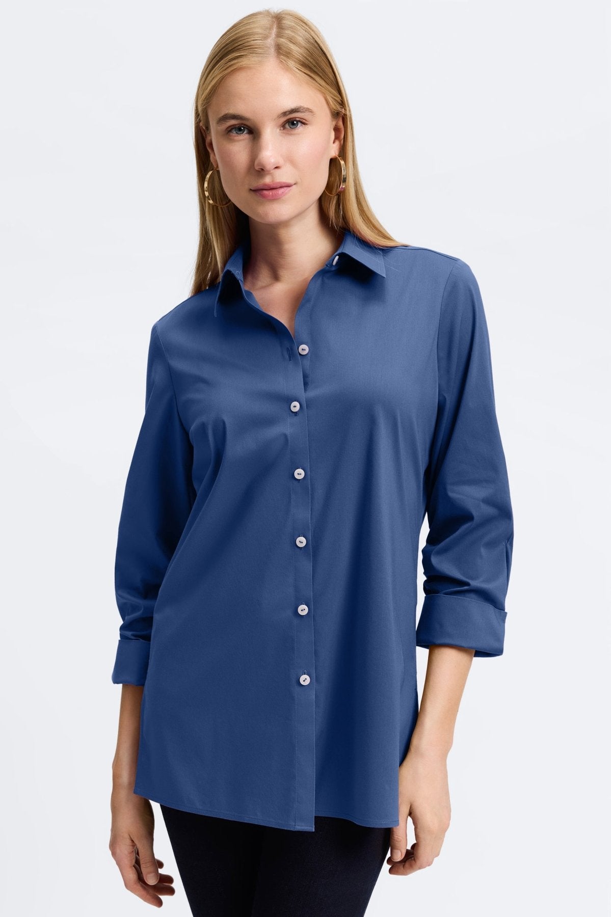 Evelyn No Iron Stretch 3/4 Sleeve Shirt