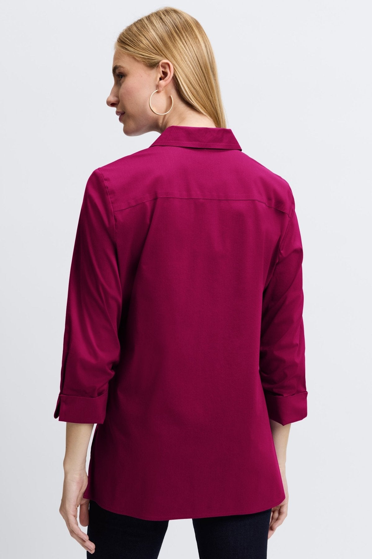 Evelyn No Iron Stretch 3/4 Sleeve Shirt