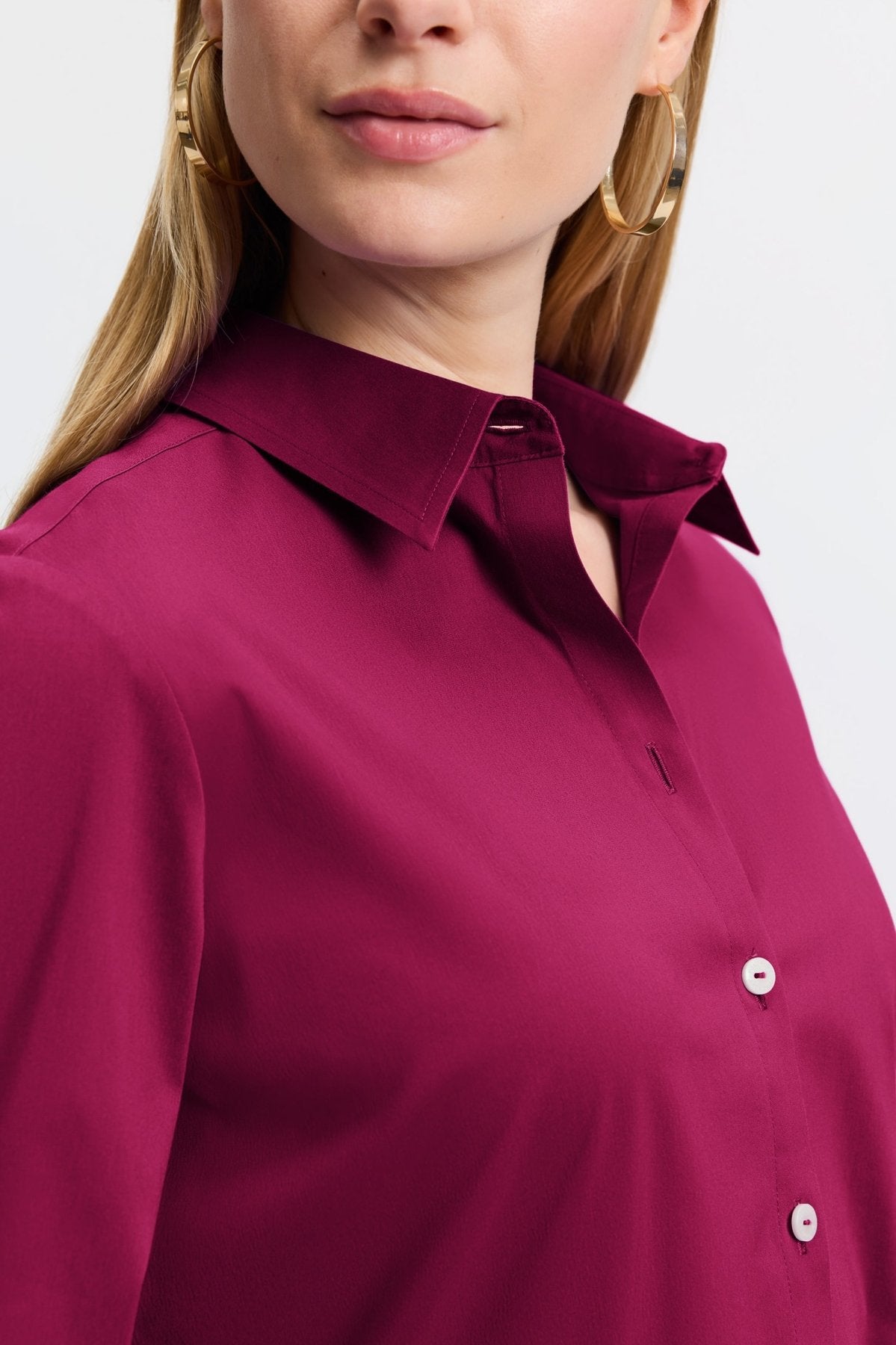 Evelyn No Iron Stretch 3/4 Sleeve Shirt