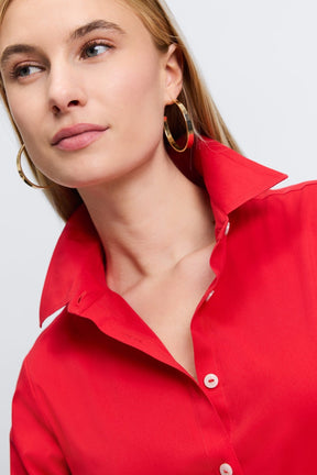 Evelyn No Iron Stretch 3/4 Sleeve Shirt