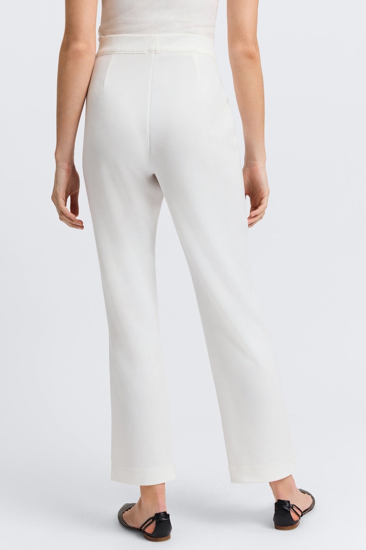 Louisa Plus Knit Crepe Ankle Pants