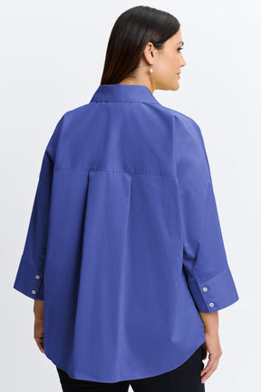 Avery Plus No Iron Stretch Matte Sateen Long Sleeve Shirt