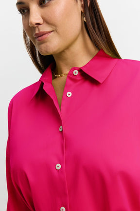 Avery Plus No Iron Stretch Matte Sateen Long Sleeve Shirt