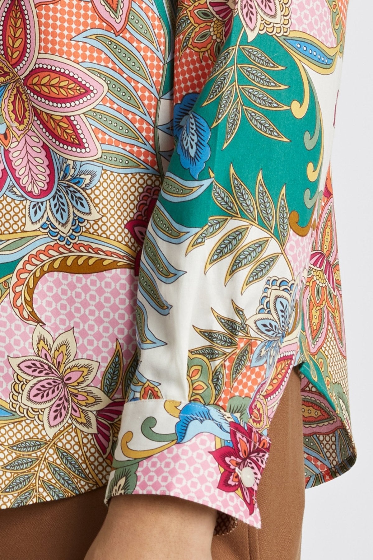 Charlie Jacobean Floral Long Sleeve Shirt