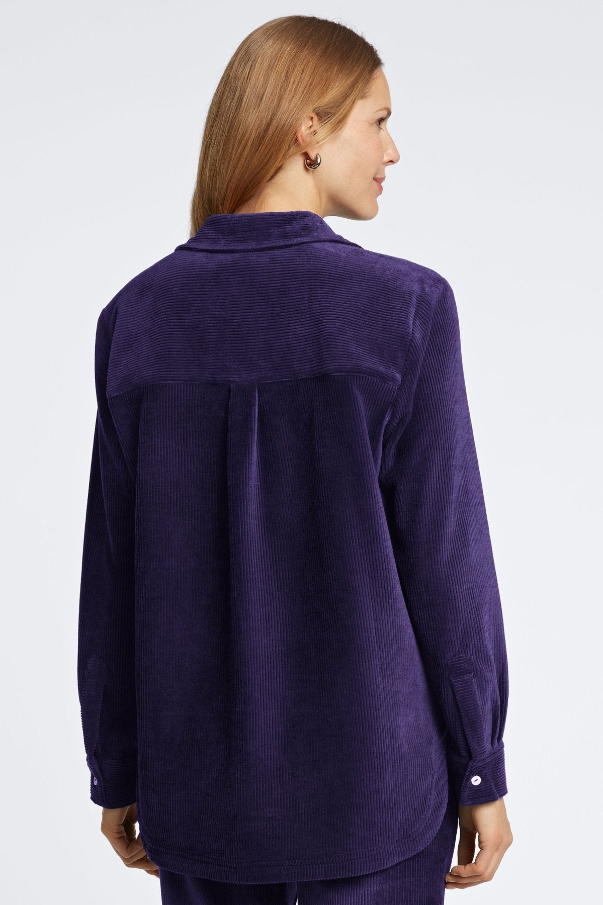 Maddy Plush Cord Long Sleeve Shirt