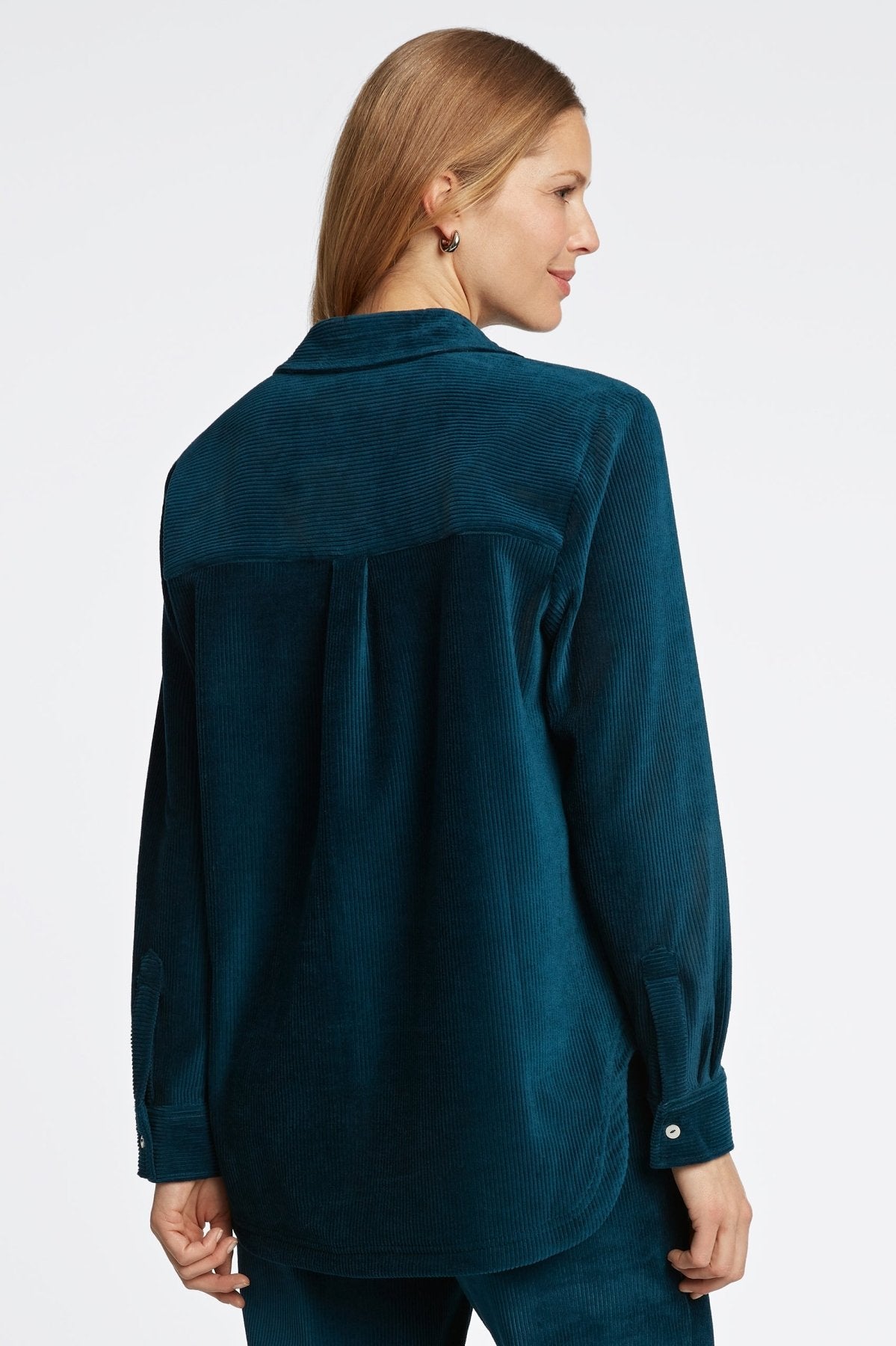 Maddy Plush Cord Long Sleeve Shirt