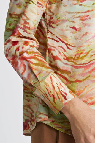 Mary Watercolor Zebra Long Sleeve Shirt