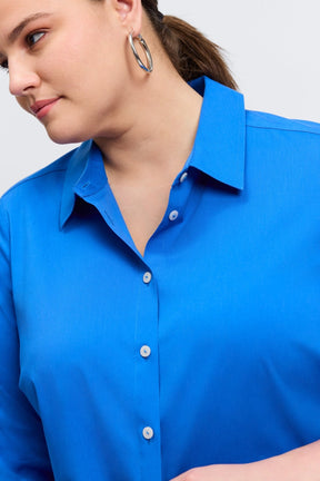Evelyn Plus No Iron Stretch 3/4 Sleeve Shirt