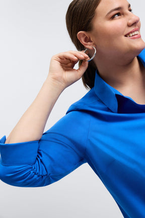 Evelyn Plus No Iron Stretch 3/4 Sleeve Shirt