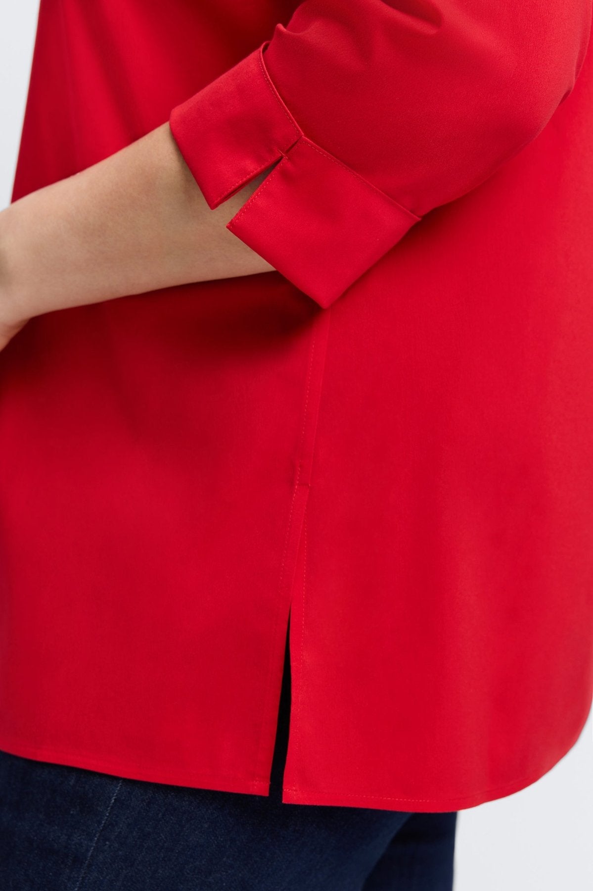 Evelyn Plus No Iron Stretch 3/4 Sleeve Shirt