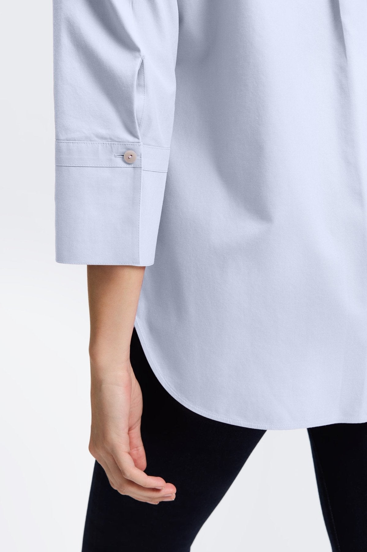 Madison No Iron Pinpoint 3/4 Sleeve Tunic