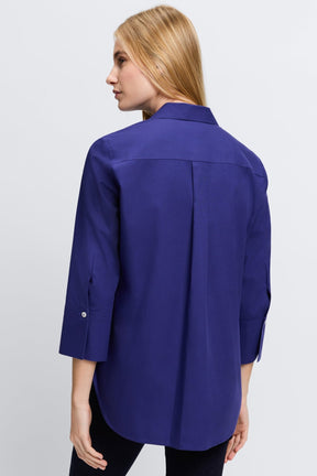 Madison No Iron Pinpoint 3/4 Sleeve Tunic