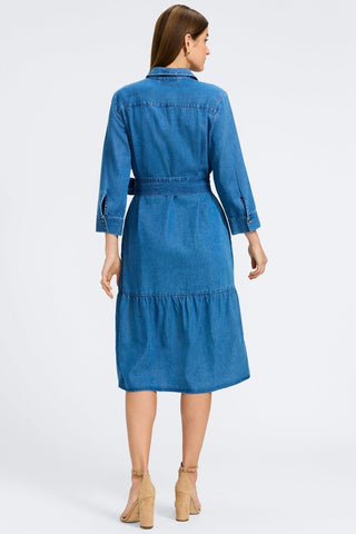 ladies tencel denim dress The 15 Cutest Ways to Wear the Denim Dress Trend This Spring