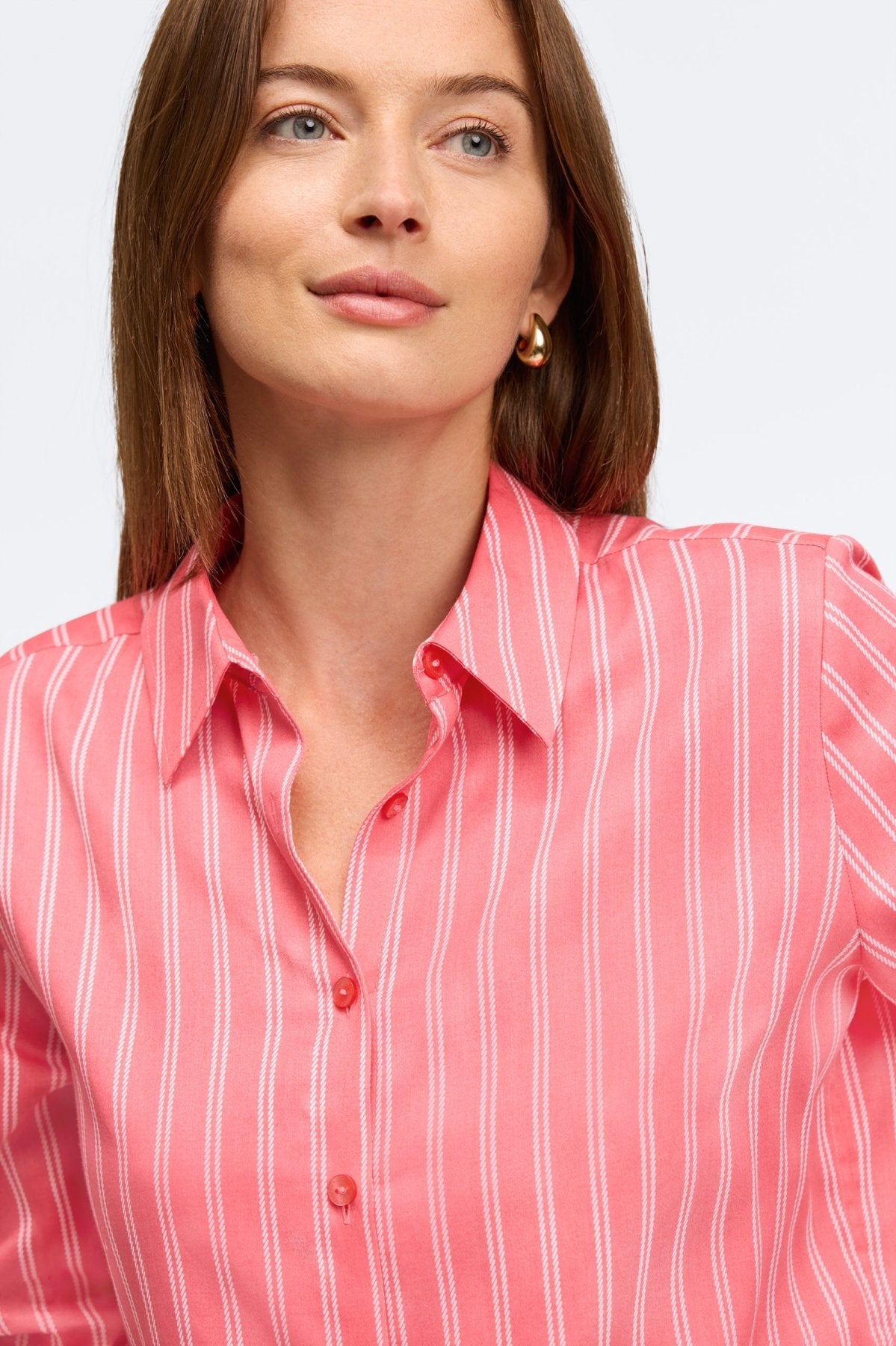 Evelyn Rope Stripe 3/4 Sleeve Shirt