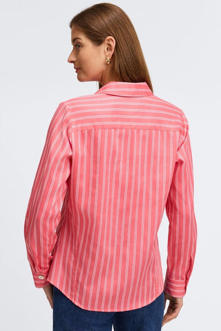 #color_sunkissed coral rope stripe