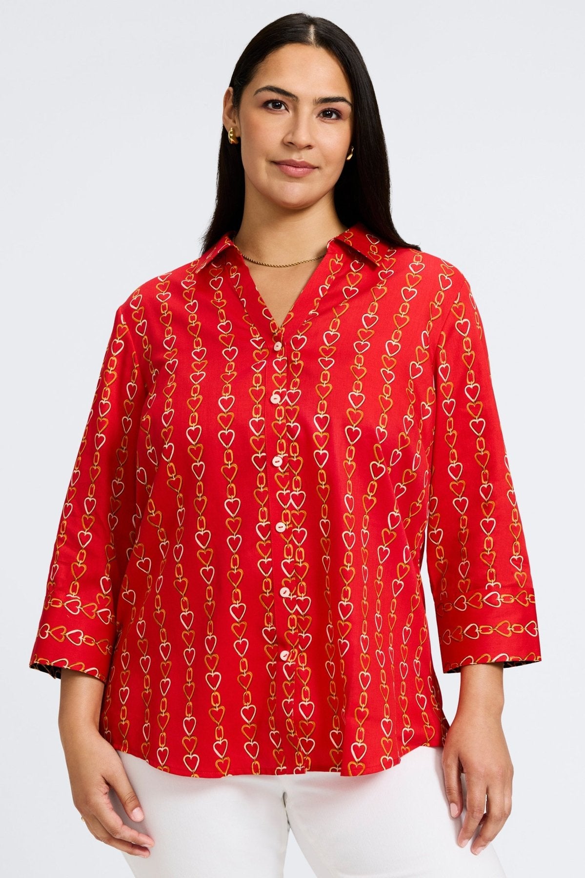 Mary Plus Love Chain 3/4 Sleeve Shirt