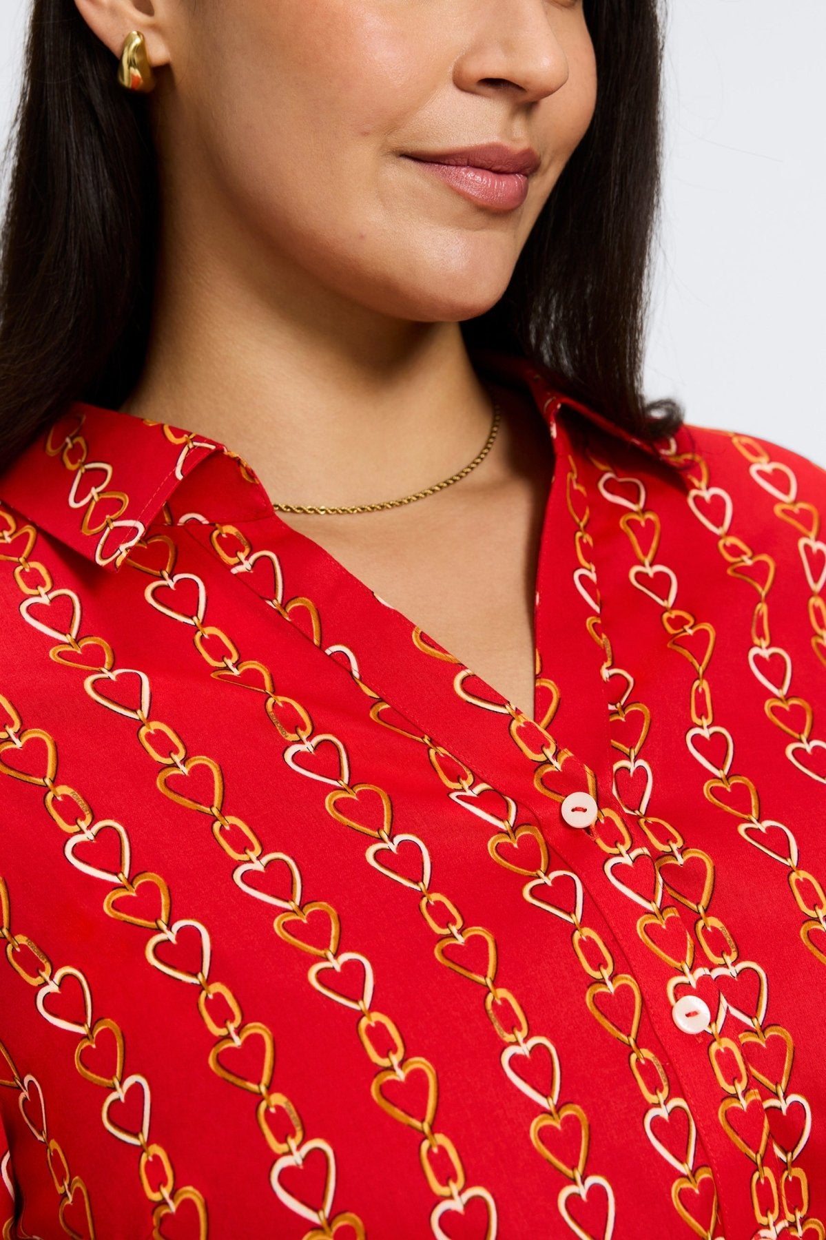 Mary Plus Love Chain 3/4 Sleeve Shirt