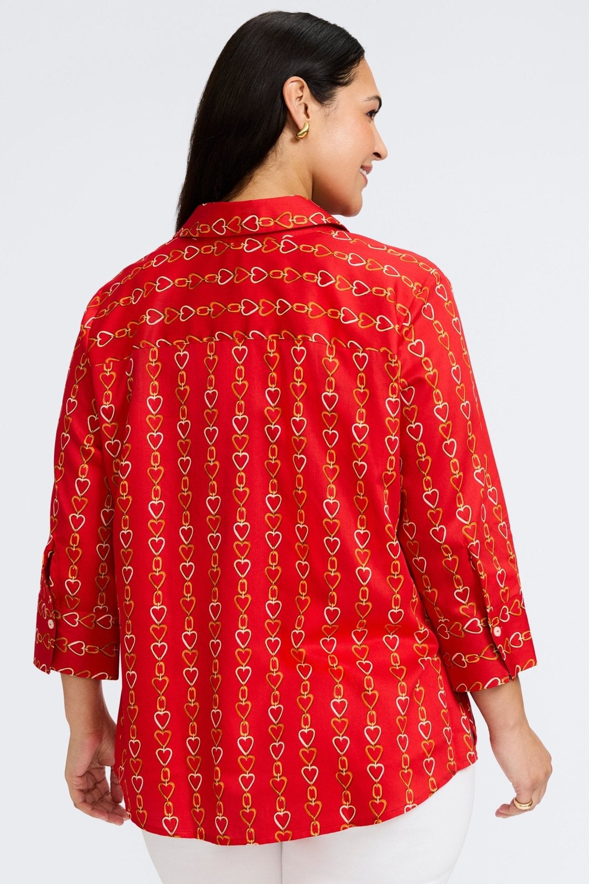 Mary Plus Love Chain 3/4 Sleeve Shirt