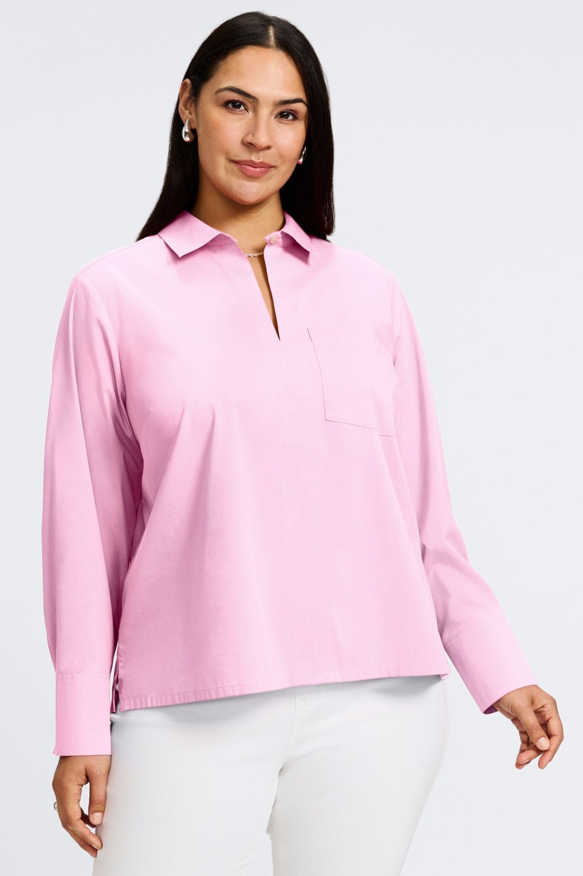 Bella Plus No Iron Stretch Long Sleeve Shirt