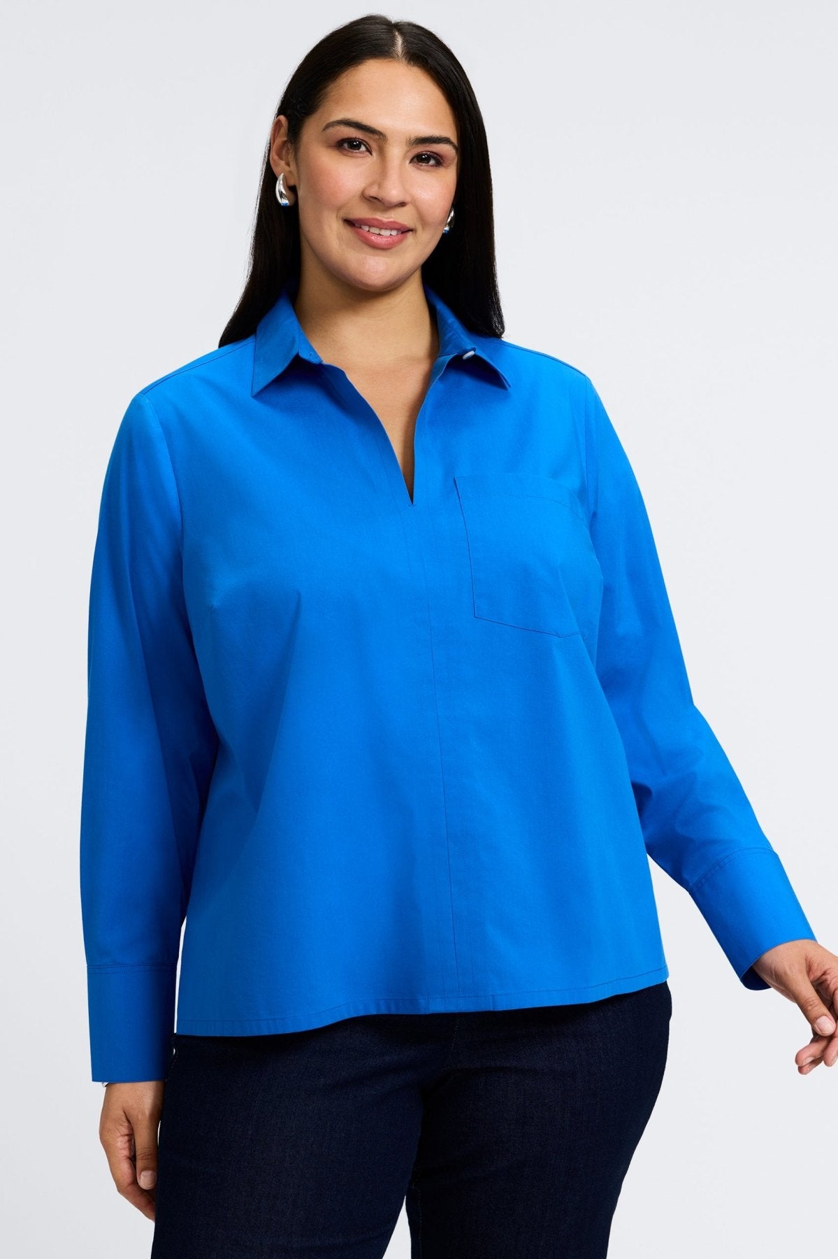 Bella Plus No Iron Stretch Long Sleeve Shirt