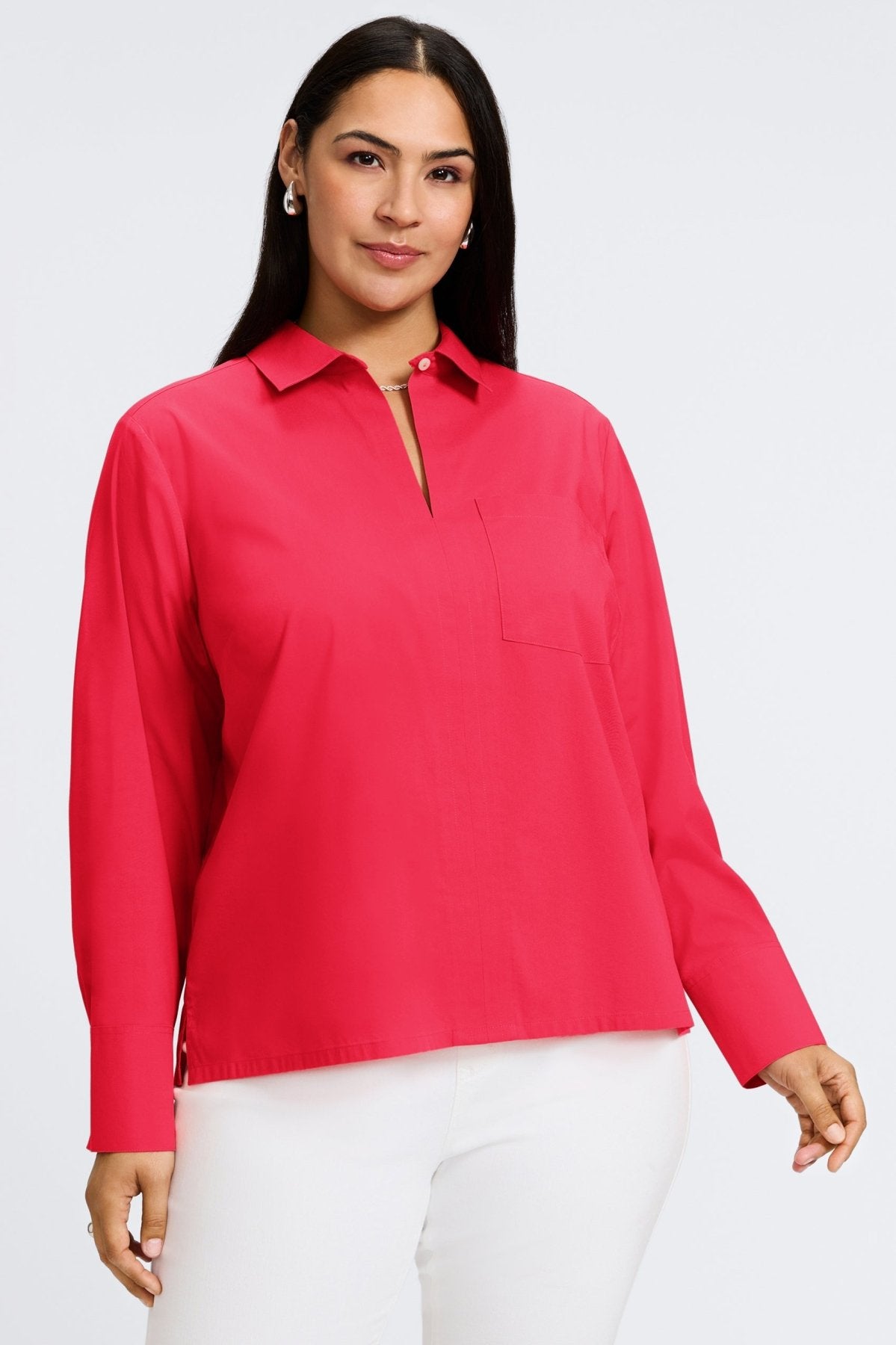 Bella Plus No Iron Stretch Long Sleeve Shirt