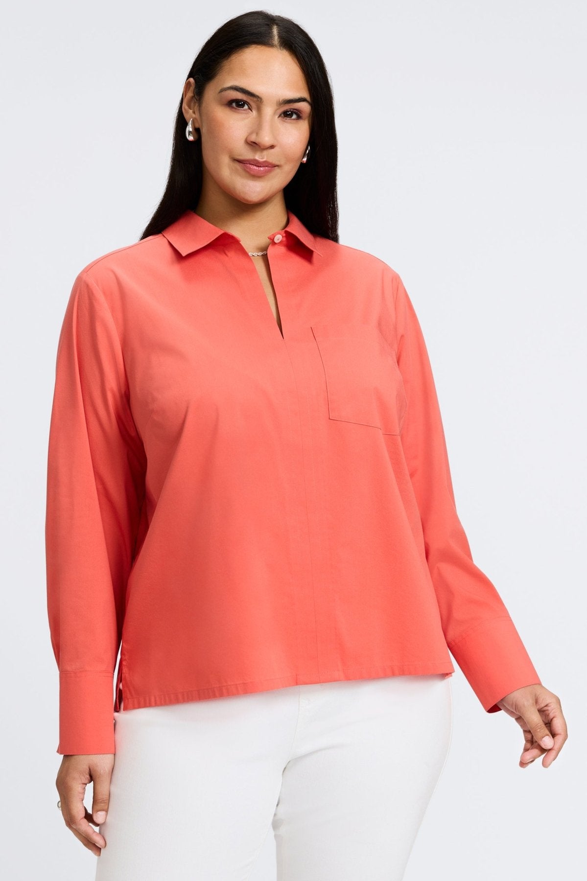 Bella Plus No Iron Stretch Long Sleeve Shirt