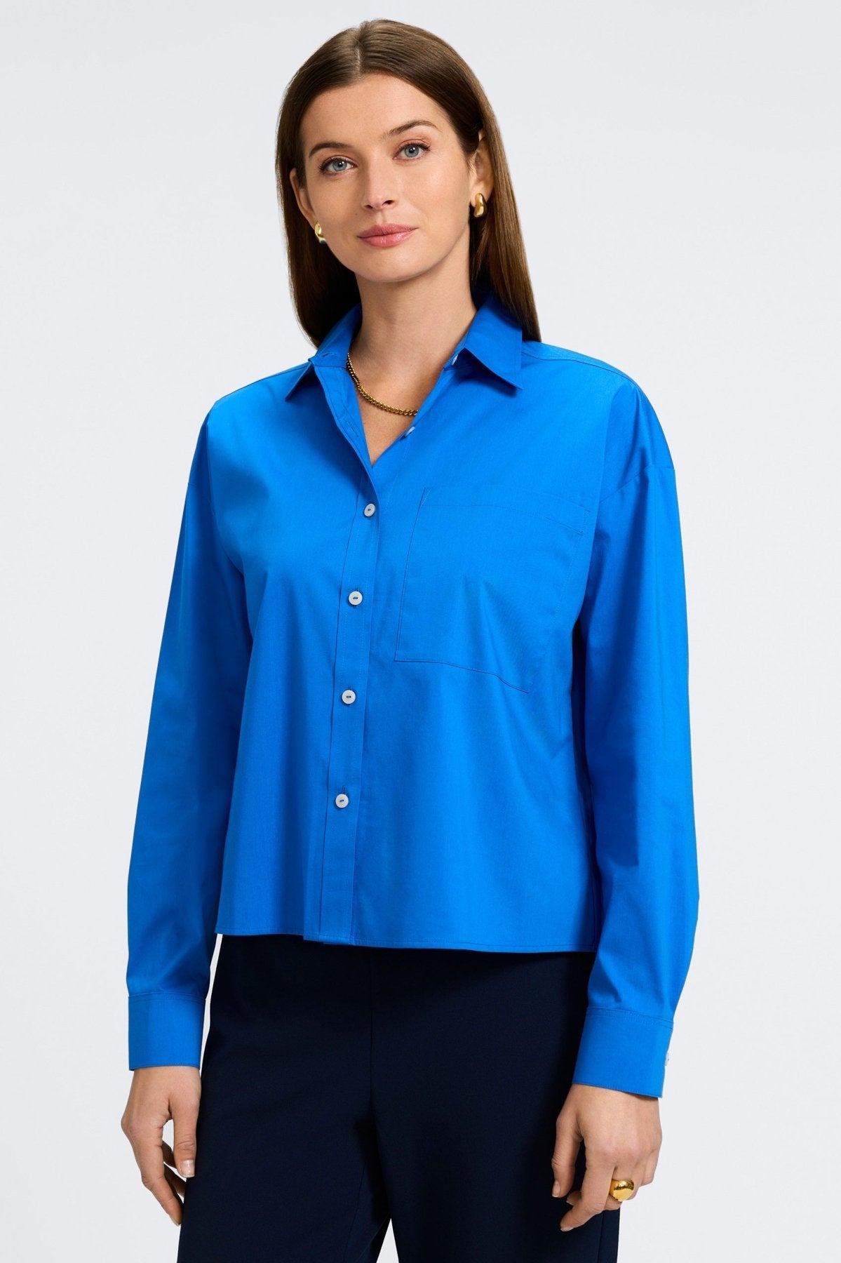 Marina No Iron Stretch Long Sleeve Shirt