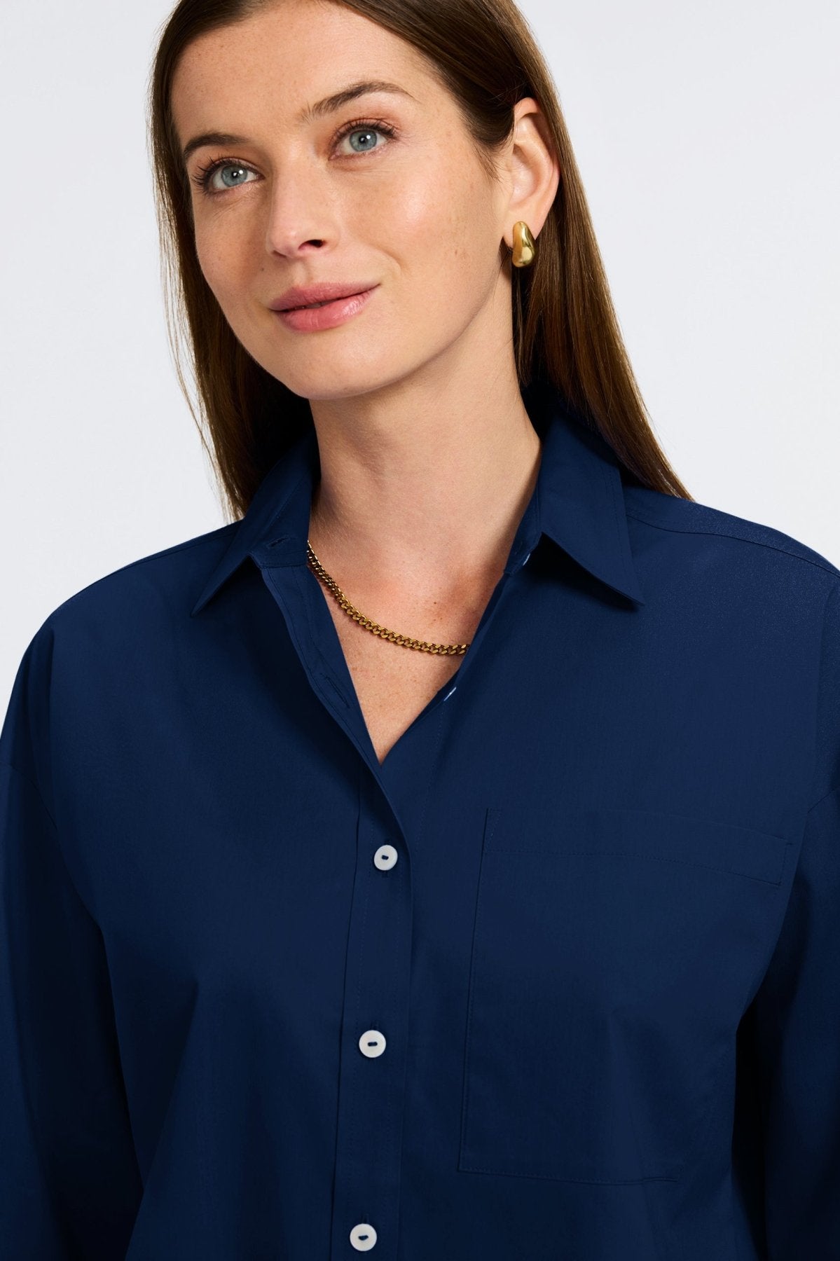 Marina No Iron Stretch Long Sleeve Shirt