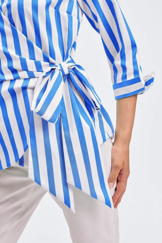 #color_cobalt blue springtime stripe