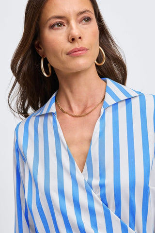 #color_cobalt blue springtime stripe
