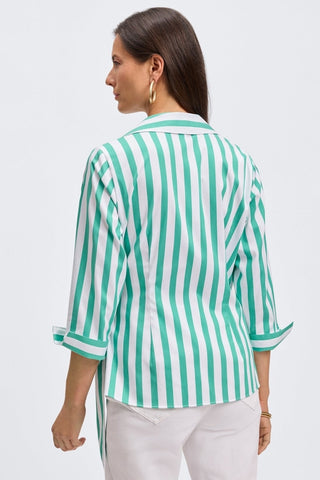 #color_kelly green springtime stripe