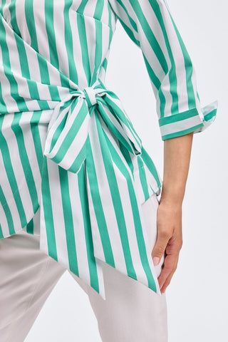 #color_kelly green springtime stripe