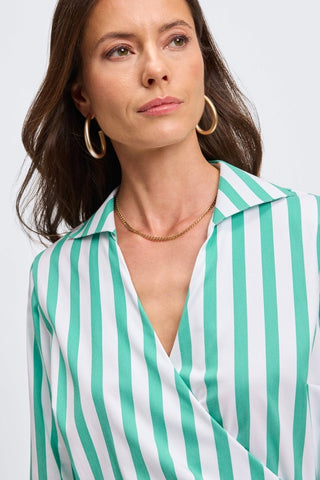 #color_kelly green springtime stripe